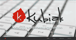 Desktop Screenshot of kubiakwebdesign.com